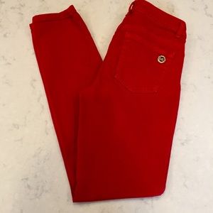Red Michael Kors Jeans. Size 4.